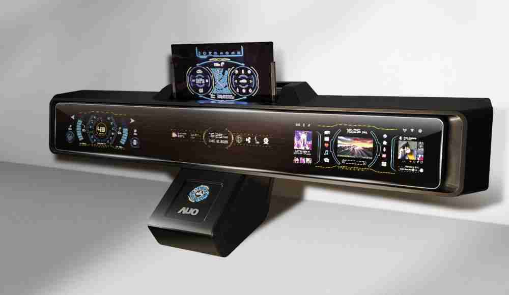 壹号平台Micro LED沉浸式车舱显示方案结合 可卷式、、、、可伸缩的Micro LED应用并可呈现不同的质感纹路，，，展现人性化设计