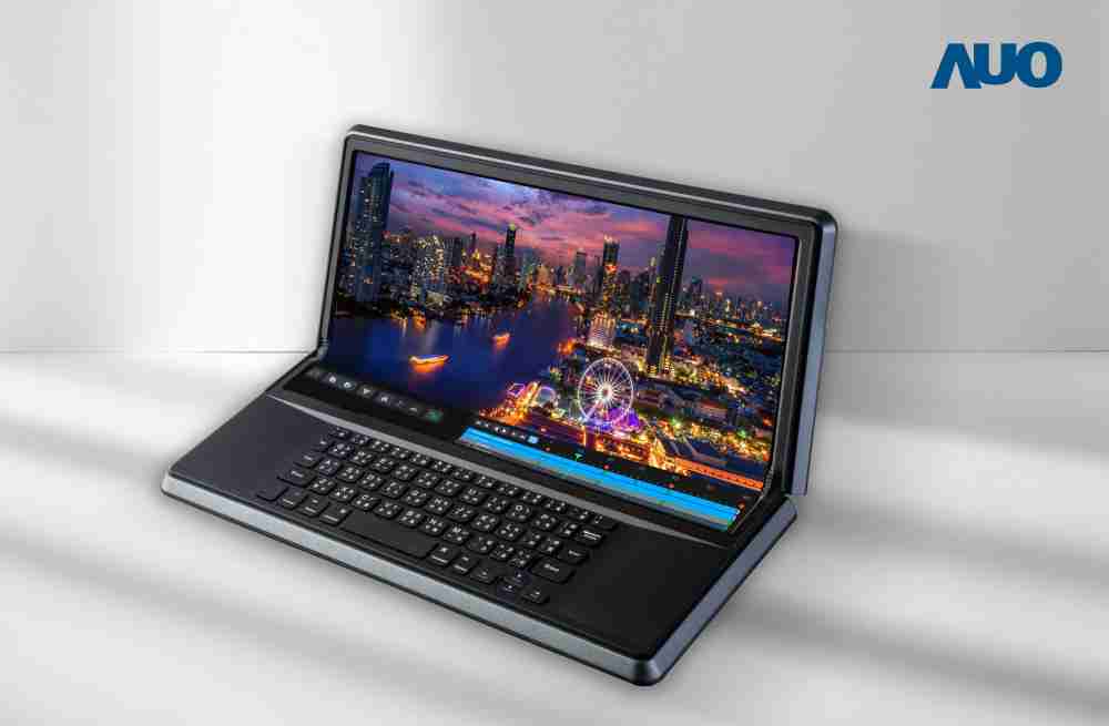 壹号平台14.6吋Micro LED折迭显示屏幕，，搭配半径4mm的弯折绞炼，，，，以及高画素、、、、高亮度、、高对比度的显示技术特点，，，，即便在大视角下仍保有绝佳色相与亮度