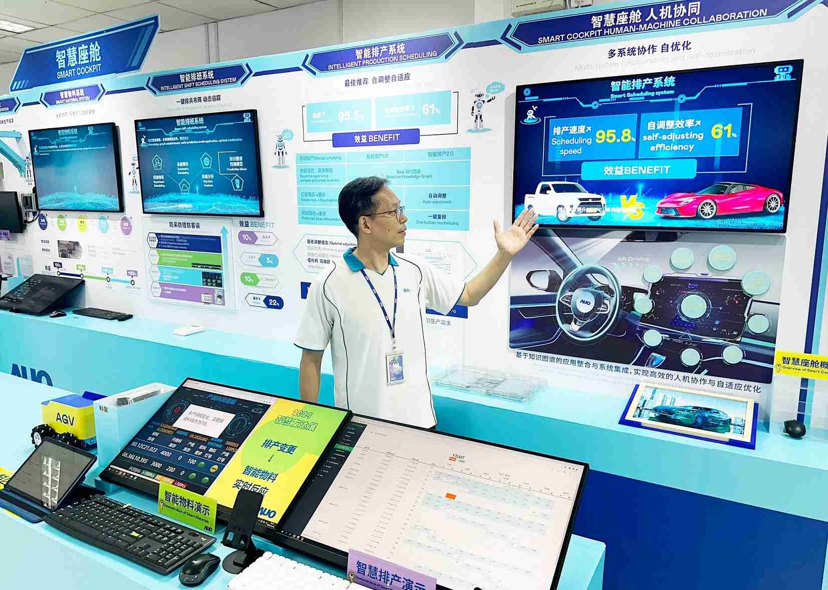 壹号平台厦门将5G+ABC技术串联生产管理全流程，，打通研发、、、、采购、、、、生管、、、、制程、、、设备、、、、质量等产品全生命周期制造流程，，完成数字化设计、、、、智慧供应链、、、智能座舱、、、、全流程设备管理、、、、数据驱动优化、、、智慧在线检测、、、、智慧品管等自适应生产模式升级