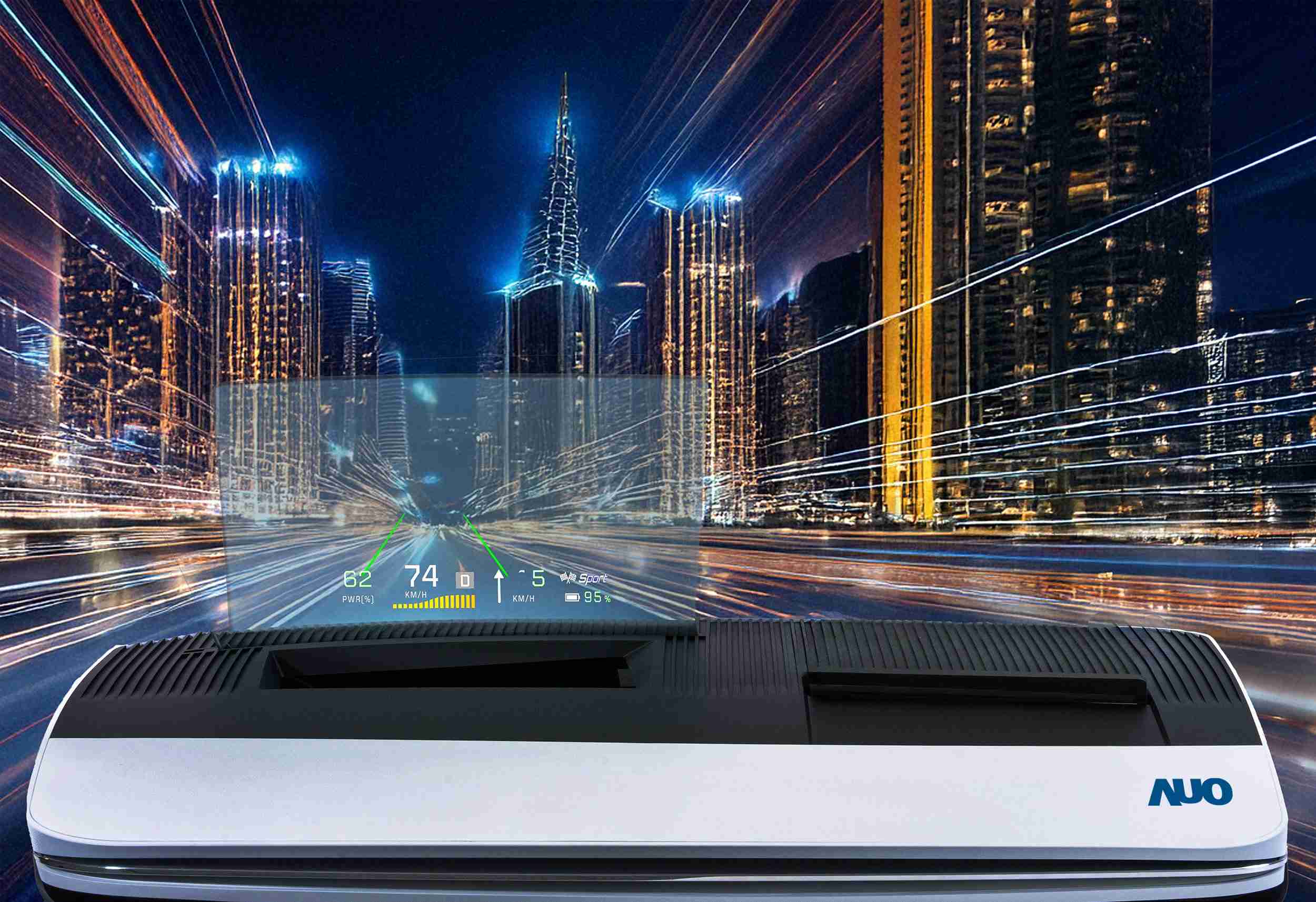 壹号平台推出13吋Micro LED抬头显示器，，，，提供高入眼亮度、、、、高色彩饱和度的显示质量，，在阳光下或黑暗中都清晰可见，，并利用Micro LED模块体积小的优势，，，解决车用空间有限的痛点