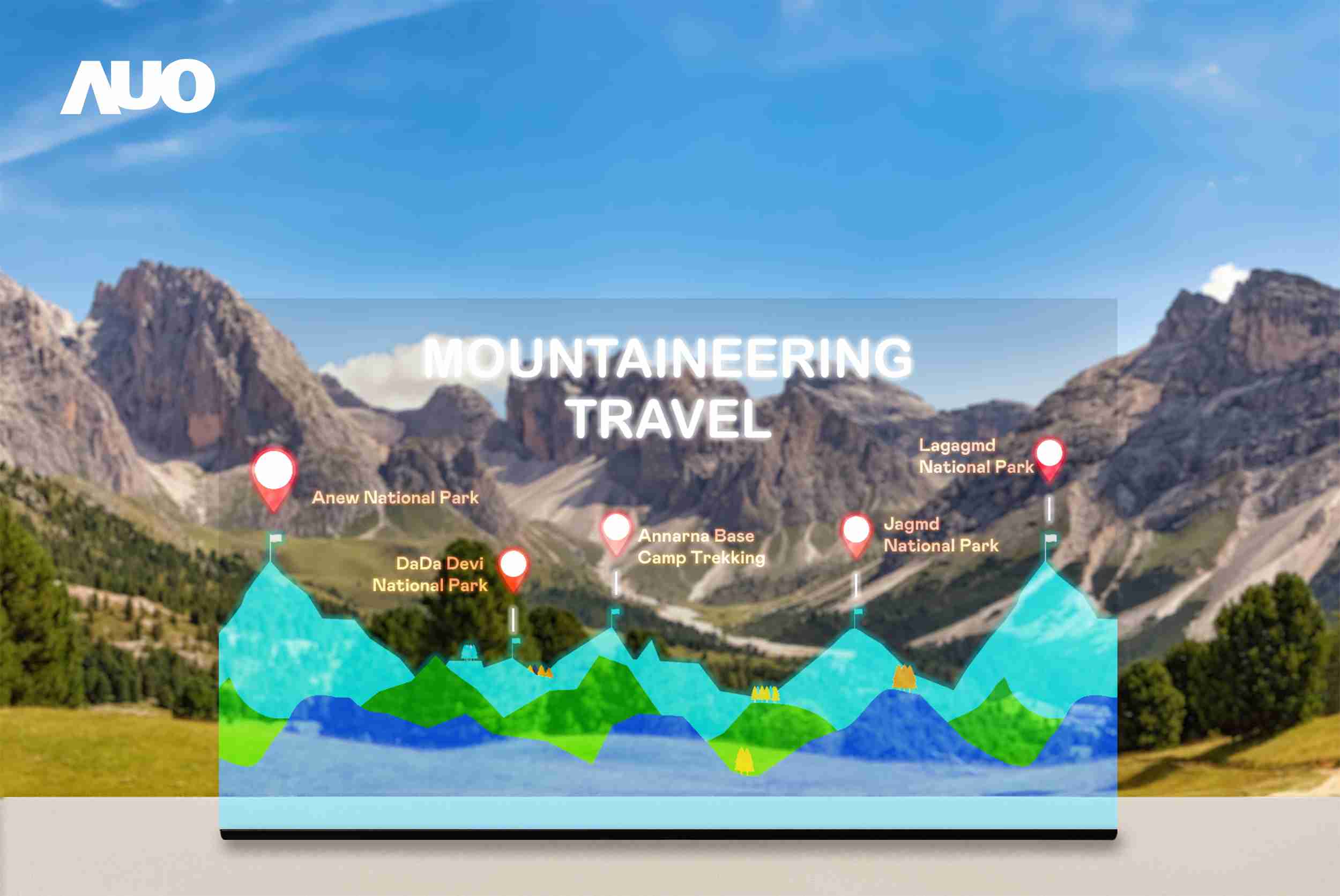 壹号平台展示全球单片尺寸最大(*)42吋透明Micro LED显示器拼接而成的〝64吋透明Micro LED显示器〞，，具备高透明度、、1,000 nits高亮度、、、、广色域、、、采用三边无边框的无缝拼接等多重特色，，呈现超高清、、、、细腻画质而不遮挡后方视觉，，，满足层峰需求，，，可广泛运用于零售、、、、艺术展览或商业空间等场域